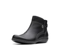 Clarks Women's Ashland Mabel Ankle Boot, Black Tumbled, 9 UK