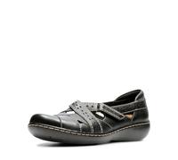 Clarks Women's Ashland Spin Q Slip-On Loafer, Black, 7.5 UK