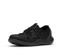 Clarks Women's Athleisure Loafer Flat, Black Textile, 12