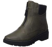 Clarks Women's Boat Combat Boots, Dark Olive Lea, 7.5 UK