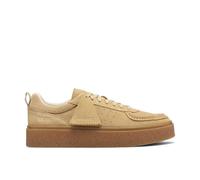 Clarks Womens Boxbee Lace Maple Suede Wallabee,Lace Up Brown