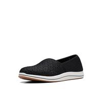 Clarks Women's Breeze Emily Loafer, Black Synthetic, 7.5 UK