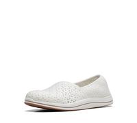 Clarks - Womens Breeze Emily Shoes, Color White, Size: 8.5 UK Narrow