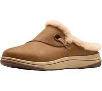 Clarks Women's Breeze Myth CloudSteppers Clog, Dark Tan Textile, 10 Wide