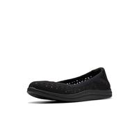 Clarks Women's Breeze Roam Ballet Flats, Black, 4.5 UK