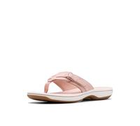 Clarks Women's Breeze Sea Flip-Flop, Blush Interest, 12