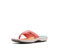 Clarks Women's Breeze Sea Flip-Flop Multicolor Synthetic 7