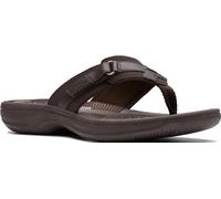 Clarks Women's Breeze Sea Flip-Flop Sandals, Brown/Brown, Size 7