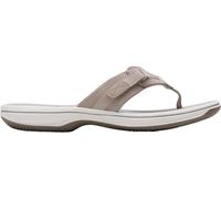 Clarks - Womens Breeze SEA H Flip Flop, Color Light Taupe, Size: 9.5 UK