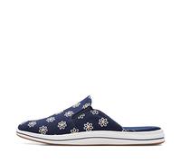 Clarks Women's Breeze Shore Mule, Navy Floral Canvas, 8 UK
