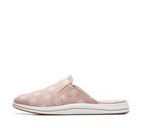 Clarks Women's Breeze Shore Mule, Taupe Combi Canvas, 7.5 UK