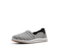 Clarks Women's Breeze Step Ii Loafer, Black Fabric, 7 UK