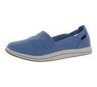 Clarks Women's Breeze Step Loafer, Blue Canvas, 4.5 UK