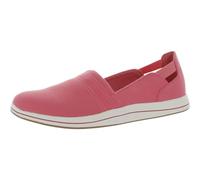 Clarks Women's Breeze Step Loafer, Bright Coral Canvas, 4.5 UK