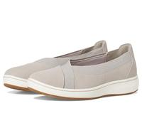 Clarks Women's BreezeSky Air CloudSteppers Loafer, Light Grey Textile, 7 Wide