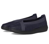 Clarks Women's BreezeSky Air CloudSteppers Loafer, Navy Textile 1, 8.5 Wide