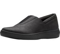 Clarks Women's Breezesky Ria Loafer, Black/Black Textile, 5 UK