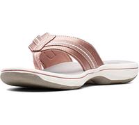 Clarks Women's Brinkley Jazz Flip-Flop, Rose Gold, 3 UK