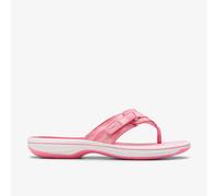 Clarks Womens Brinkley Sea Pink Ombre Flip Flops Synthetic Casual