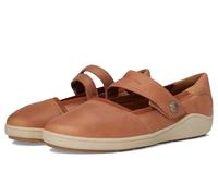 Clarks Women's Bryianne Janey Mary Jane Flat, Tan Leather, 11 Wide