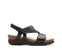 Clarks womens Calenne Carmen, Black Leather, 4.5 UK