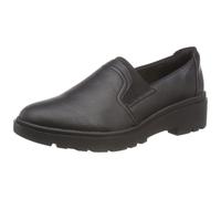 Clarks Women's Calla Rae Loafer Various 6.5 US Black Black Leather 6.5 US