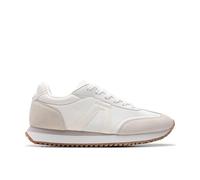 Clarks Womens Calo Run White Combination Trainers,Lace Up