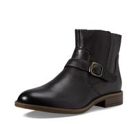 Clarks Women's Camzin Loop Ankle Boot, Dark Brown Leather, 9