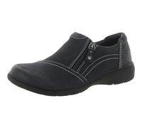 Clarks Women's Carleigh Ray Oxford, Navy Nubuck, 12