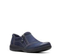 Clarks Women's Carleigh Ray Oxford, Navy Nubuck, 6.5