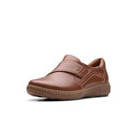 Clarks Women's Caroline Dalia Loafer, Tan Leather, 7 UK