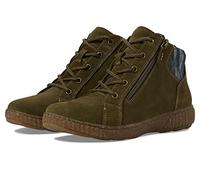 Clarks Women's Caroline Park Ankle Boot, Olive Suede, 6.5 US