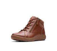Clarks Women's Caroline Park Ankle Boot Tan Combi 9.5 Wide