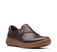 Clarks Women's Caroline Pearl Loafer, Dark Brown Leather, 9.5 UK