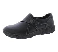 Clarks - Womens Caroline Pearl Shoes, Color Black Leather, Size: 7.5 UK Wide