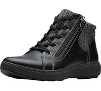 Clarks Women's Caroline Spice Ankle Boot, Black Leather, 7.5 Wide