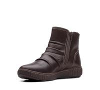 Clarks - Womens Carolineorchid Boot, Color Dark Brown, Size: 6 UK