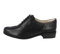 Clarks Womens Casual Clarks Hamble Oak Leather Shoes, Black (Black Leather)*5 UK