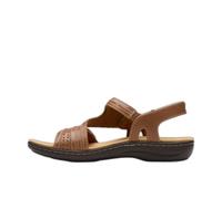 Clarks Women's Casual Sandal, Tan Leather, 5 UK