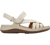 Clarks - Womens Cecily Strap Sandals, Color Cream Leat, Size: 5 UK Wide