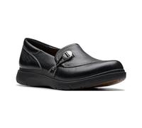 Clarks Women's, Certina Ease Slip-On, Black Leather, 9.5 X-Wide