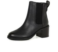 Clarks Women's Chamberly Top Ankle Boot, Black Leather, 6 UK