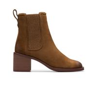 Clarks Women's Chamberly Top Womens Chelsea Boots - Brown - Size: 5