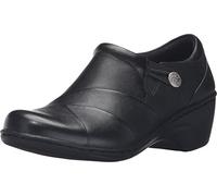 Clarks Women's Channing Ann Slip-On Loafer, Black Leather, 7 UK