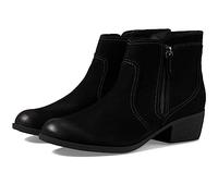 Clarks Women's Charlten Ave Ankle Boot, Black Nubuck, 6 UK Wide
