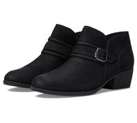Clarks Women's Charlten Bay Ankle Boot, Black Suede, 9.5 Wide