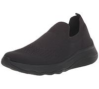 Clarks Women's Circuit Path Slip On Loafer, Black/Black Textile, 7.5