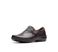 Clarks - Womens Cora Aubrie Shoes, Color Dark Brown, Size: 6.5 UK