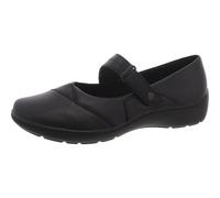 Clarks - Womens Cora Gema Shoes, Color Black Leather, Size: 6.5 UK