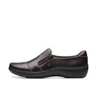 Clarks Women's Cora Harbor Loafer, Dark Brown, 6 UK